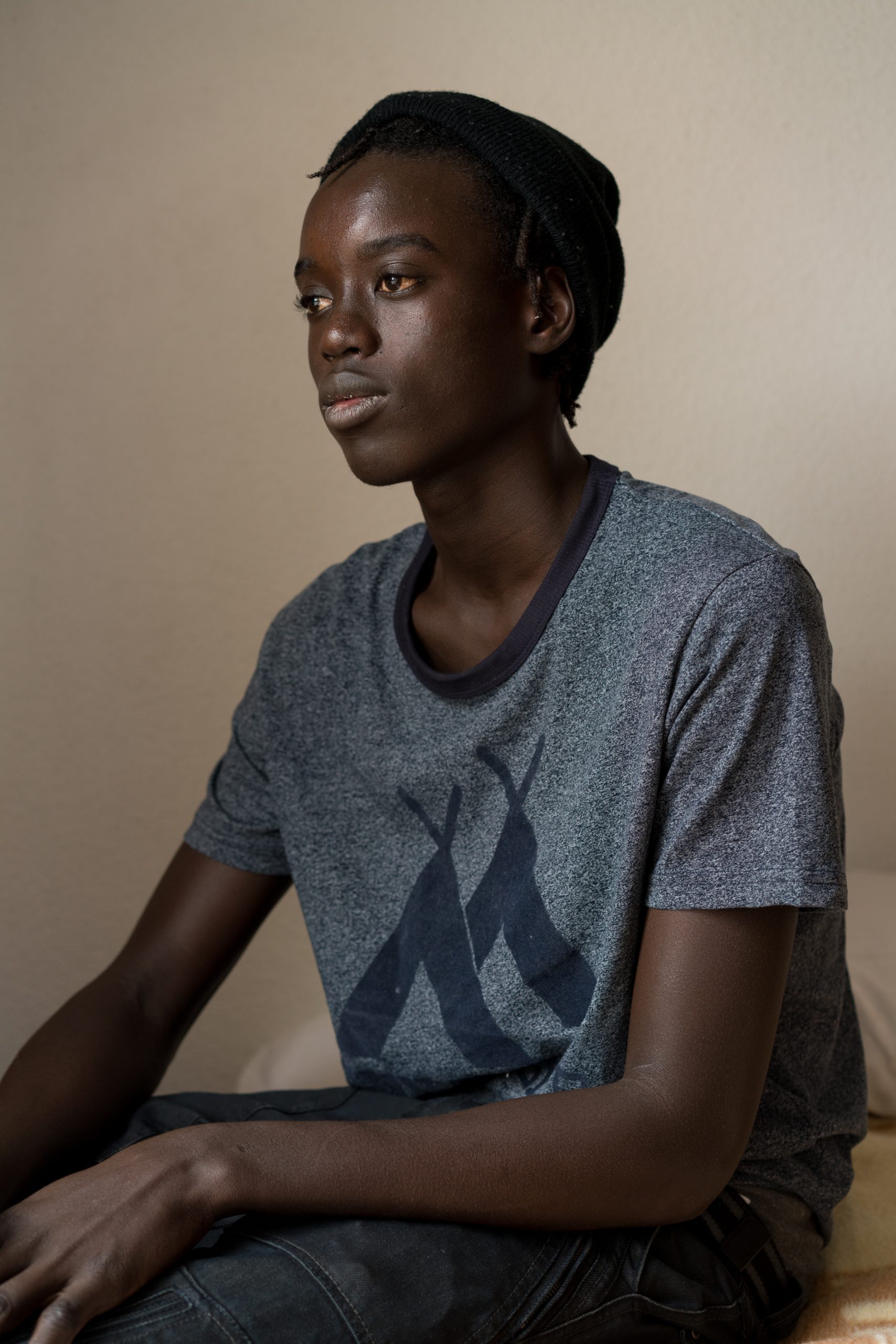 African refugee in Spain